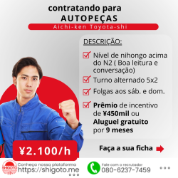 Autopeças em Aichi-ken Toyota-shi