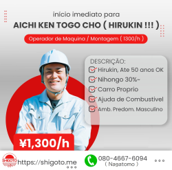 Urgente p/ Togo Cho ( Hirukin !!! )