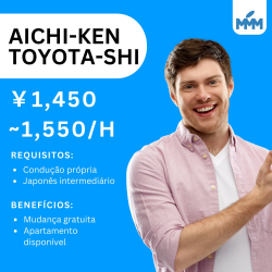 VAGAS PARA AICHI KEN TOYOTA SHI