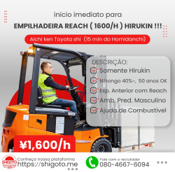 Urgente Empilhadeira ( Reach ) p/ Toyota shi