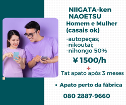 OFERTA DE EMPREGO EM NIIGATA