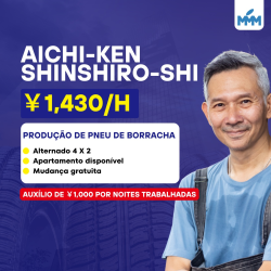 VAGAS PARA AICHI KEN SHINSHIRO SHI