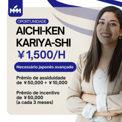 VAGAS PARA AICHI KEN KARIYA SHI