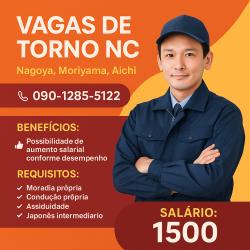 Vagas de torno NC