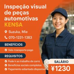 Inspeção visual de peças automotivas　KENSA