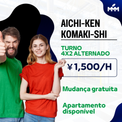 VAGAS PARA AICHI-KEN KOMAKI-SHI