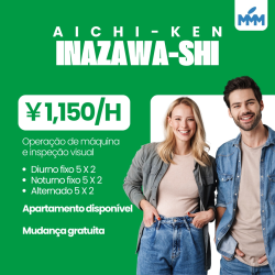 VAGAS PARA AICHI KEN INAZAWA SHI