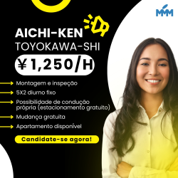 VAGAS PARA AICHI KEN TOYOKAWA SHI