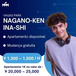 VAGAS PARA NAGANO-KEN INA-SHI